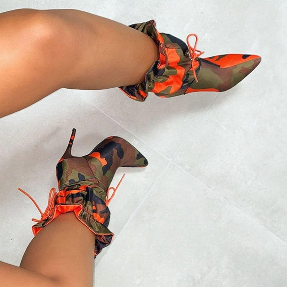 Fire Akira Camo Draw String Slouch Booties Final … - image 5